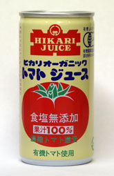 光 オーガニックトマトジュース(無塩)190g