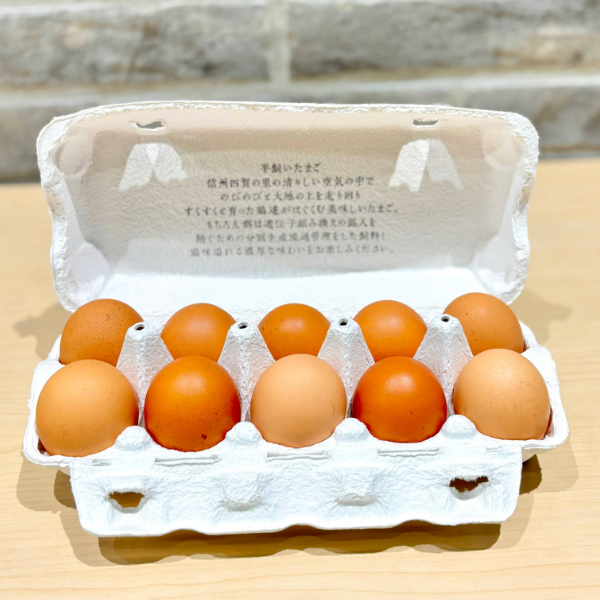 平飼卵 10個パック – ちきゅうのうたげ