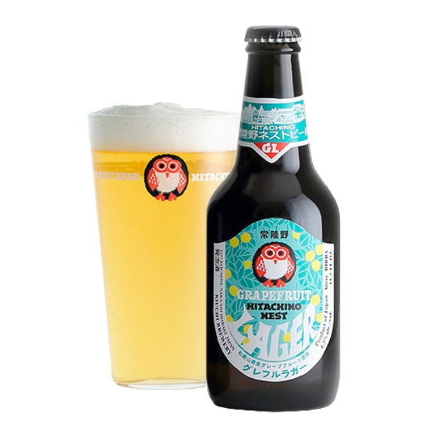 常陸野ネストビール グレフルラガー 瓶 330ml