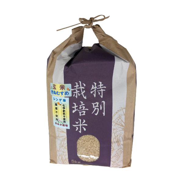 岡山県産 きぬむすめ 自然栽培玄米5㎏ – ちきゅうのうたげ