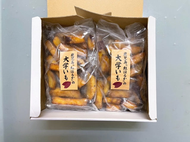 【直送】【冷凍】萬來 鹿児島「紅はるか」の大学いも【MS】