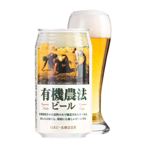 有機農法ビール（ミレー）缶 1箱（350ml×24）