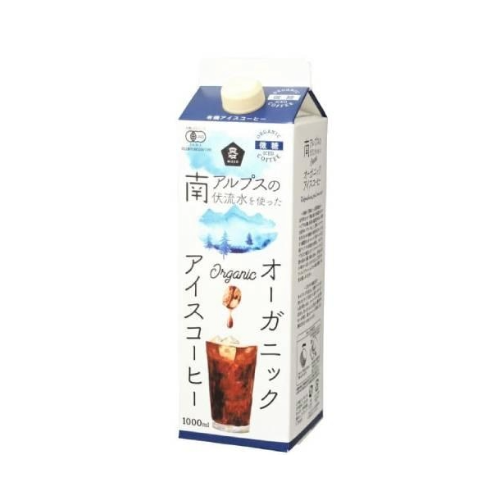 オーガニックアイスコーヒー微糖1000ml【MS】