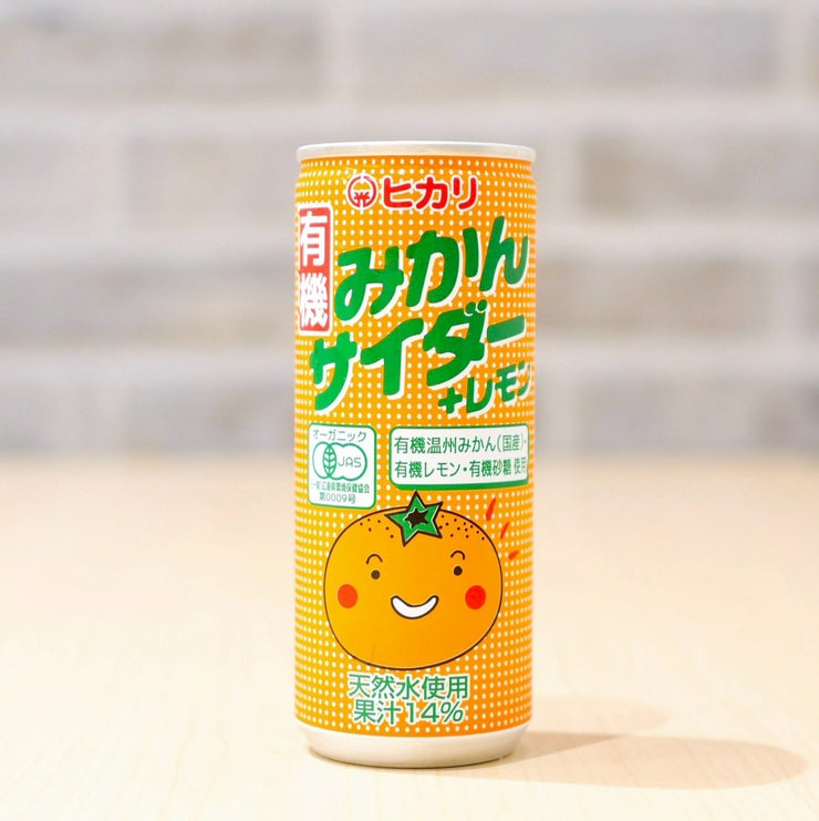 光 有機みかんサイダー＋レモン250ml