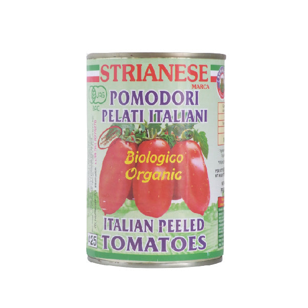 ストリアネーゼ　有機トマト缶（ホール） 400ｇ